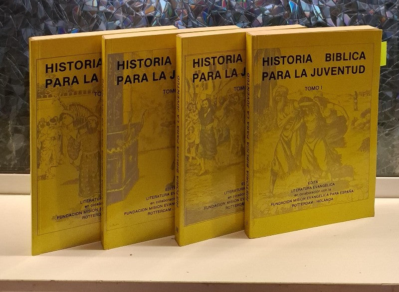 Historia Bíblica para la Juventud - Obra Completa Vol. 1 al 4