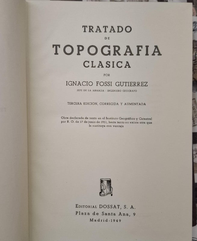 Tratado de Topografía Clásica