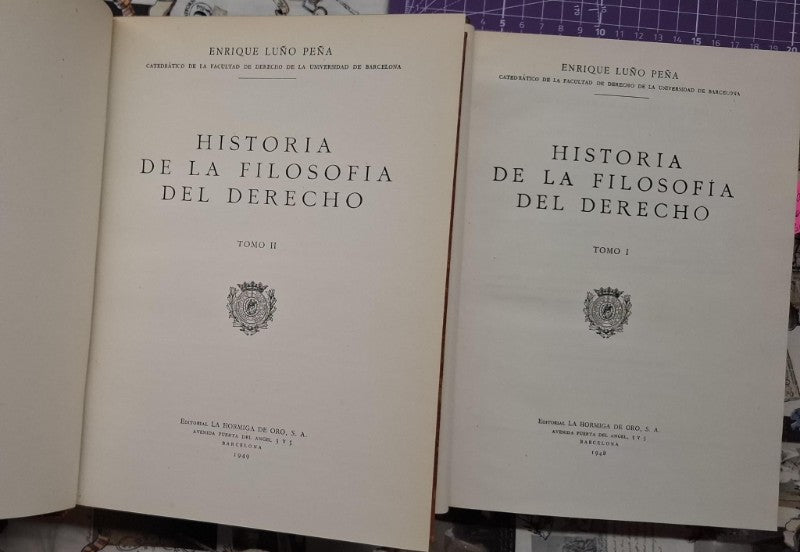 Historia de la Filosofía del Derecho - Obra Completa Vol. I - II
