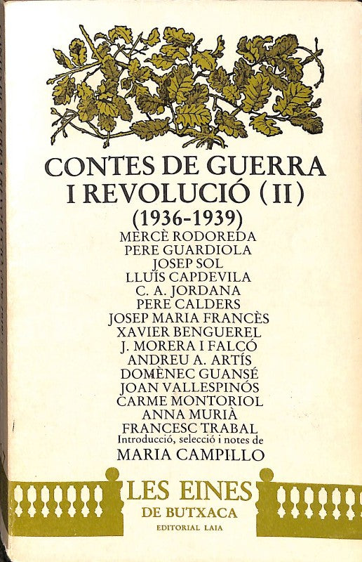 Contes de Guerra i Revolució (II) (1936-1939)
