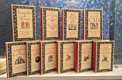 Lote Biblioteca de Plata de los Clásicos Españoles (10 Volúmenes)