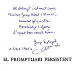 EL PROMPTUARI PERSISTENT (CATALÁN) | 9788439840985 | JOSEP ESPLUGAS