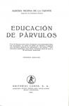 EDUCACIÓN DE PÁRVULOS | AURORA MEDINA DE LA FUENTE