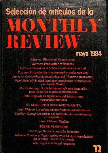 SELECCIÓN DE ARTÍCULOS DE LA MONTHILY REVIEW MAYO 1984 | V.V.A