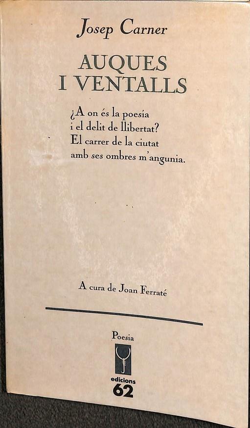 AUQUES I VENTALLS (CATALÁN) | CARNER PUIGORIOL, JOSEP