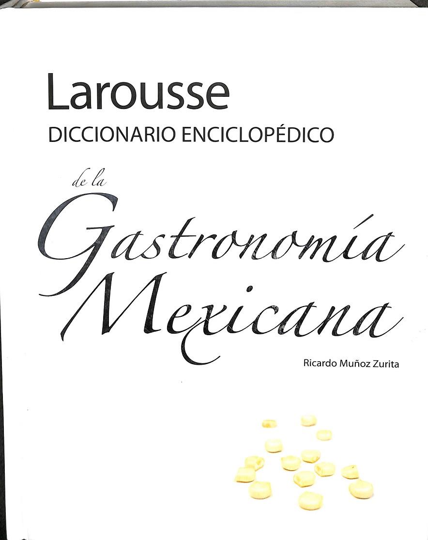 LAROUSSE DICCIONARIO ENCICLOPEDICO DE LA GASTRONOMIA MEXICANA