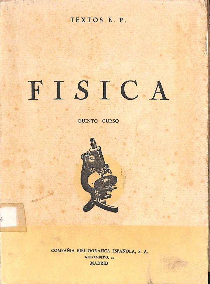 FISICA - QUINTO CURSO | TEXTOS E.P.