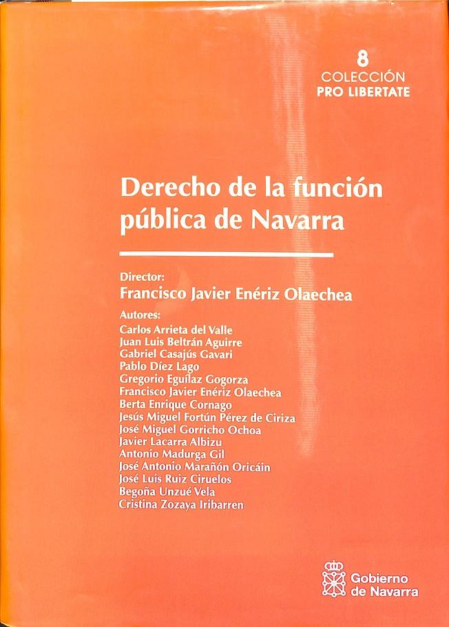 DERECHO DE LA FUNCIÓN PÚBLICA DE NAVARRA | 9788423528165 | ARRIETA DEL VALLE, CARLOS