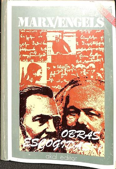 MARX ENGELS OBRAS ESCOGIDAS TOMO PRIMERO | MARX ENGELS