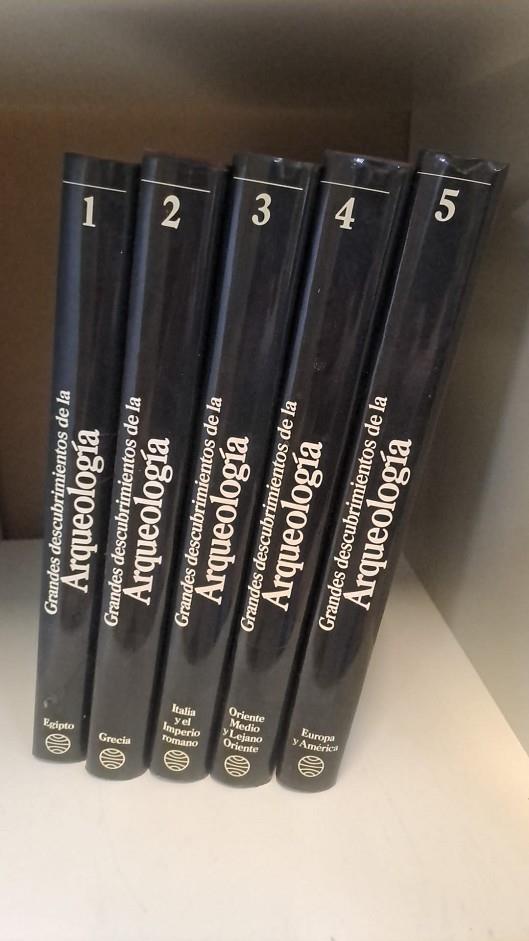 GRANDES DESCUBRIMIENTOS DE LA ARQUEOLOGÍA 5 TOMOS | FERNANDO LARA