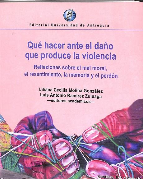 QUÉ HACER ANTE EL DAÑO QUE PRODUCE LA VIOLENCIA. | LILIANA CECILIA MOLINA GONZALEZ