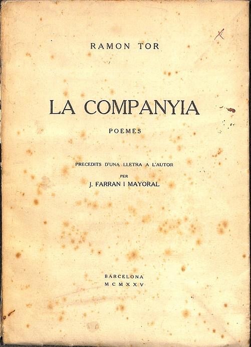 LA COMPANYIA - POEMES (CATALÁN) | RAMON TOR