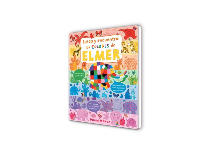 ELMER. LIBRO DE CARTÓN - BUSCA Y ENCUENTRA LOS COLORES DE ELMER | MCKEE, DAVID