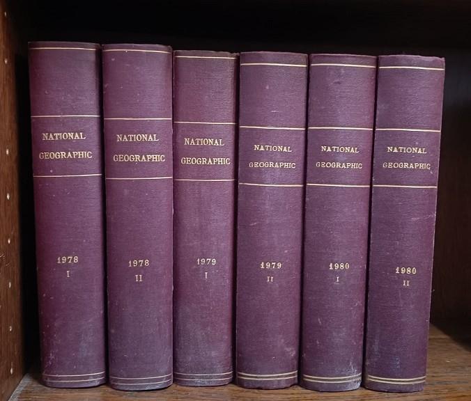 NATIONAL GEOGRAPHIC  1978, 1979, 1980 ( 6 VOL) (INGLES)