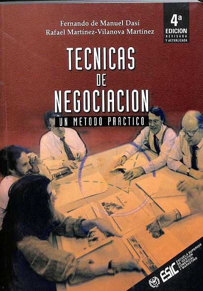 TECNICAS DE NEGOCIACION | FERNANDO DE MANUEL DASÍ - RAFAEL MARTÍNEZ-VILANOVA MARTÍNEZ