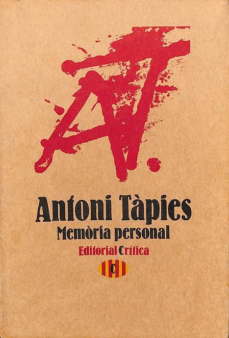 ANTONI TÀPIES - MEMORIA PERSONAL  (CATALÁN) | ANTONI TÀPIES