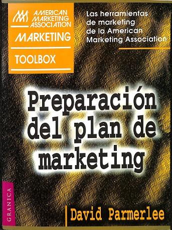 PREPARACIÓN DEL PLAN DE MARKETING | DAVID PARMERLEE