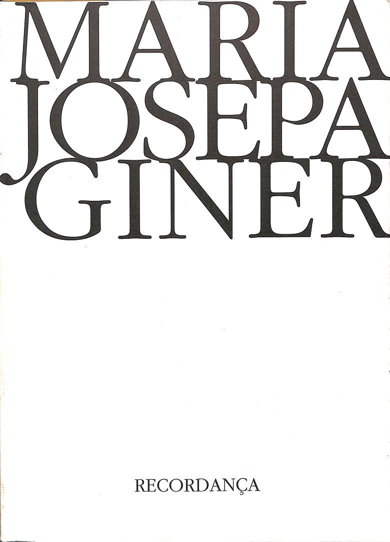 RECORDANÇA (CATALÁN) | MARIA JOSEPA GINER