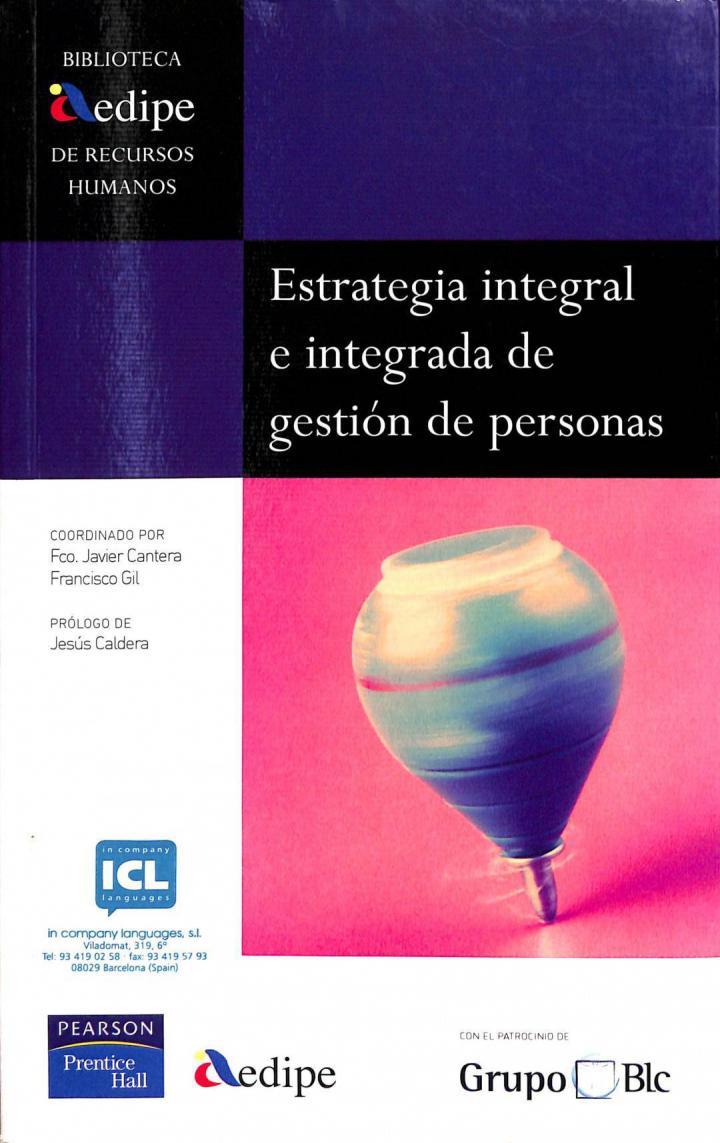 AEDIPE: ESTRATEGIA INTEGRAL E INTEGRADA | 9788483223123 | JAVIER CANTERA