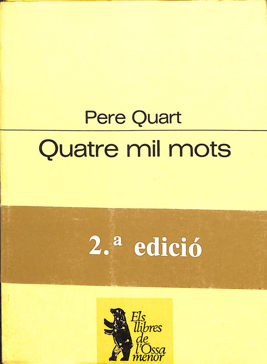 QUATRE MIL MOTS (CATALÁN) | PERE QUART