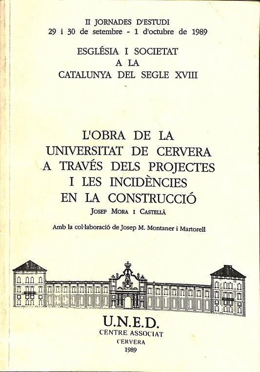 ESGLÉSIA I SOCIETAT A LA CATALUNYA DEL SEGLE XVIII (CATALÁN) | JOSEP MORA I CASTELLÀ, JOSEP M. MONTANER I MARTORELL